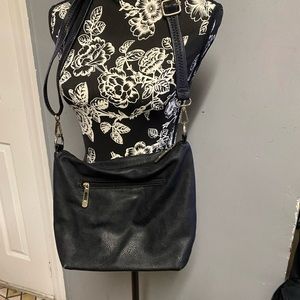 Super soft faux leather crossbody bag